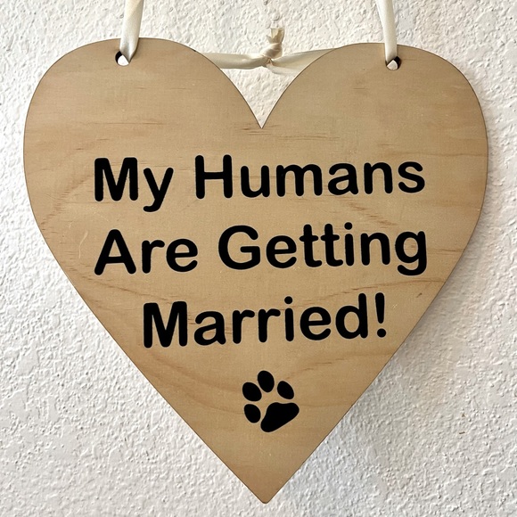 Engagement Announcement sign for Furbaby! - Picture 1 of 2